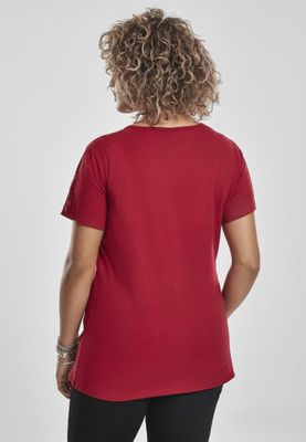 T-shirt with lace edge ladies