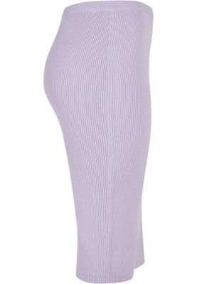 Ladies Rib Knit Midi Skirt