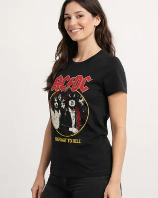 AC/DC - Highway To Hell 1979 Tour Girly Tee