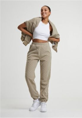 Ladies Jacquard Velvet Sweatpants