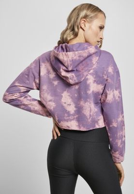 Short hoodie in batik pattern ladies