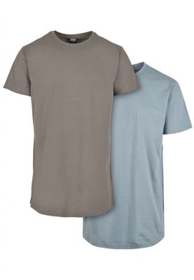 2-pack Shaped long tee