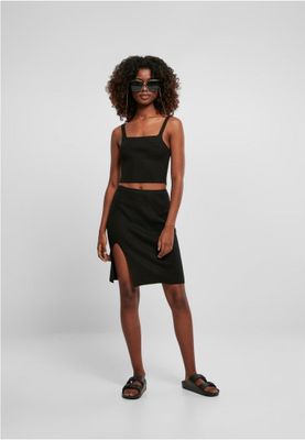 Ladies Cropped Knit Top
