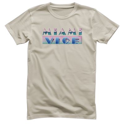 Miami Vice Airbrush Logo T-Shirt