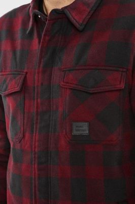 Lumberjack jacket with teddy lining