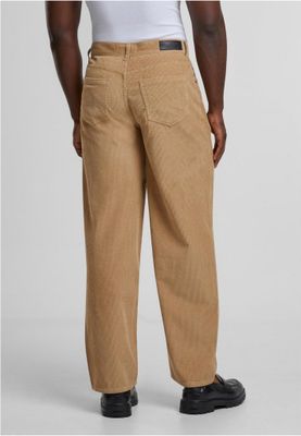 Classic wide corduroy trousers for men, high waist