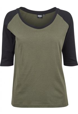 T-shirt with raglanarm ladies
