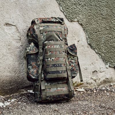 Vandrerygsæk camo med MOLLE