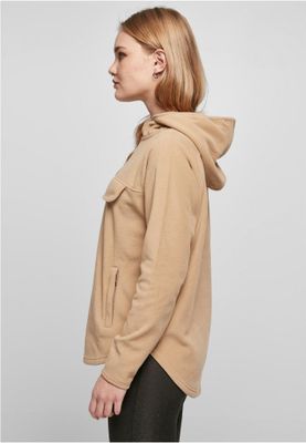 Ladies Polar Fleece Pull Over Hoody