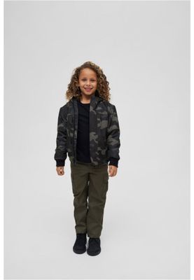 Windbreaker with fleece lining darkcamo - Child