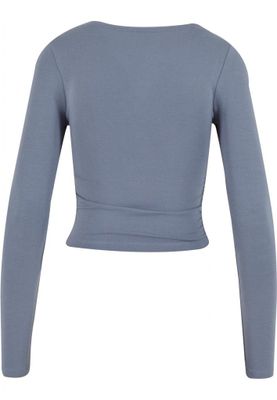 Ladies Ruffled Super Slim Longsleeve