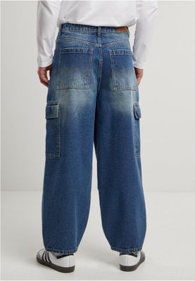 Tapered Heavy Ounce Baggy Cargo Jeans