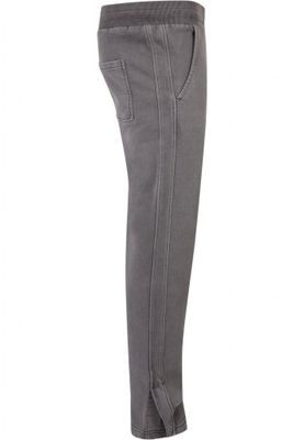 Soft trousers with wide cuffs and slits