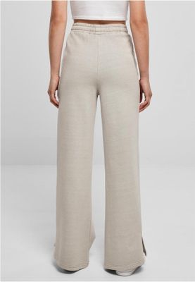 adies Heavy Terry Garment Dye Slit Pants