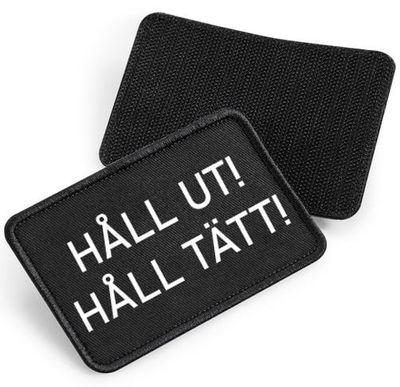 Håll Ut, Håll Tätt - tygpatch med kardborre