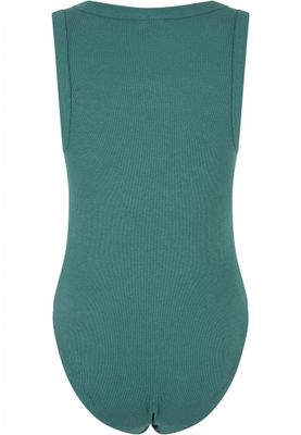 Ribbed sleeveless bodysuit - ladies