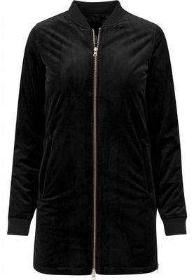 Ladies Long Velvet Jacket