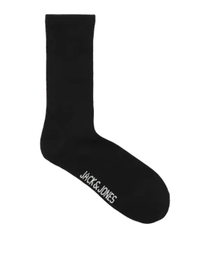 JACBASIC Svarta Tennissockor – 5-pack för Herr