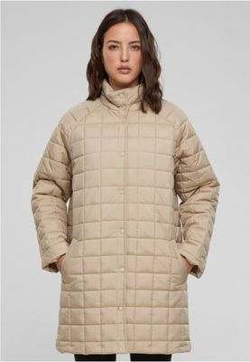 Women's long quilted jacket