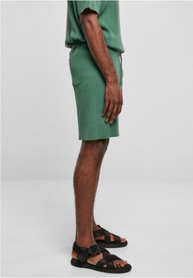 Ribbed sweat shorts for men