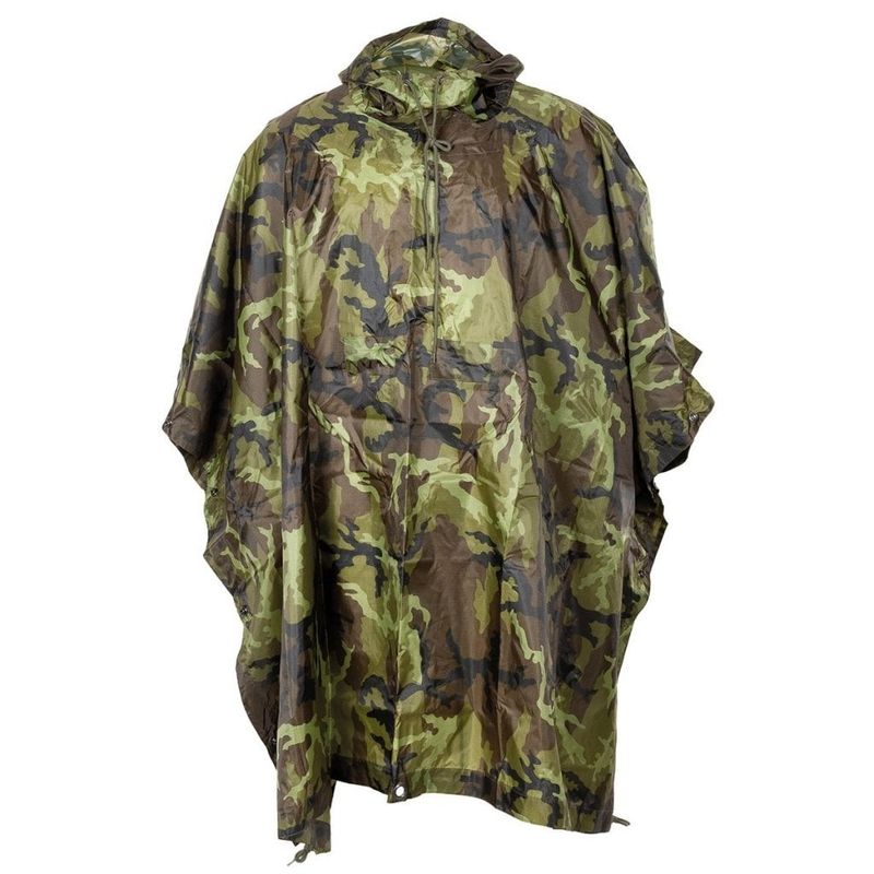 Poncho i camo-tryk