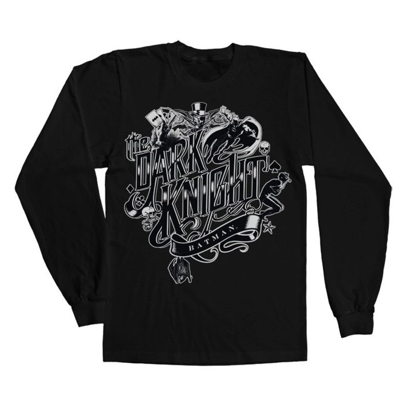 Inked Dark Knight longsleeve