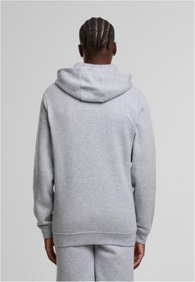 Basic Essential Zip Hoody Huvtröja för herr – heathergrey