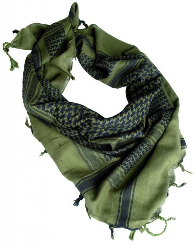 Shemagh olive/black