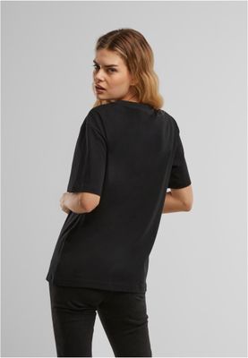 T-shirt med lotusblomma broderad regular – svart