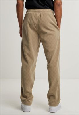 Jacquard Velvet Wide Sweatpants