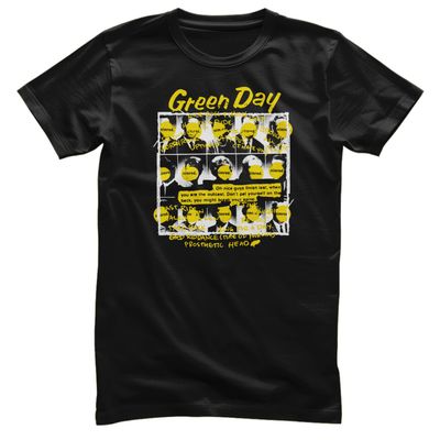 Green Day Nimrod Grid T-shirt i svart