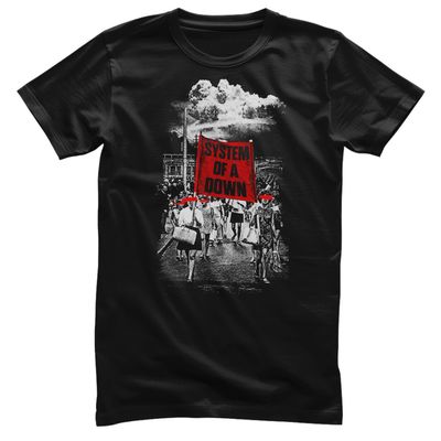 System of a Down Banner March T-shirt i svart