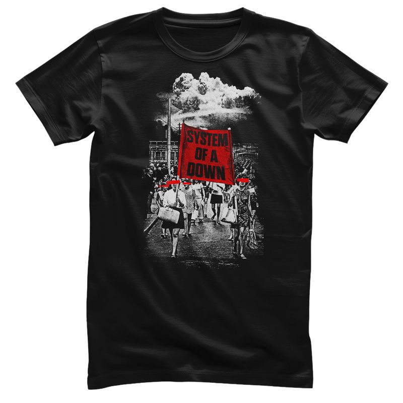 System of a Down Banner March T-shirt i svart