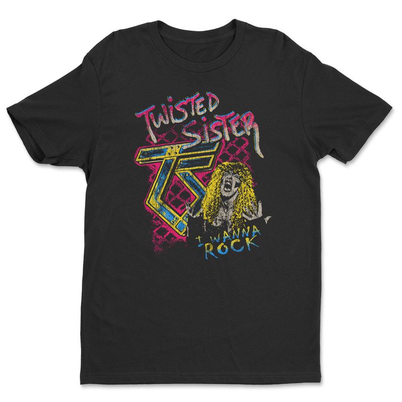 Twisted Sister I Wanna Rock Kappa i svart