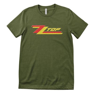 ZZ Top Misprint Logotype T-shirt i olive