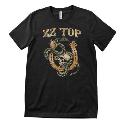 ZZ Top Rattlesnake T-shirt herr i svart