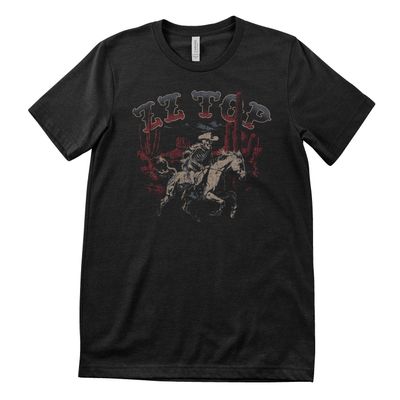 ZZ Top Skeleton Cowboy T-shirt i svart