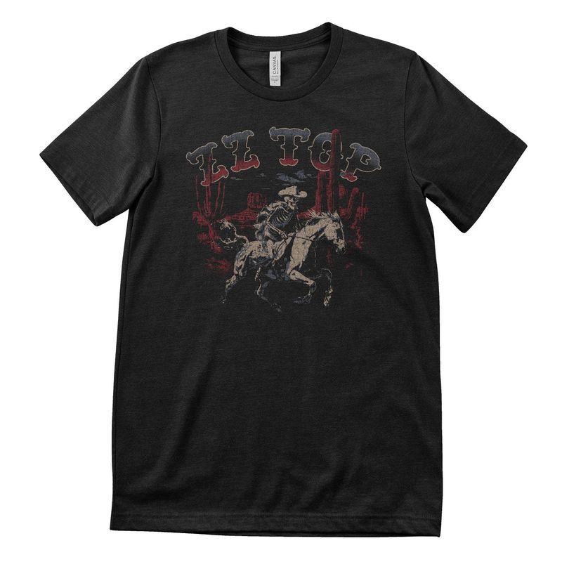 ZZ Top Skeleton Cowboy T-shirt i svart