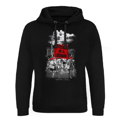 System of a Down Banner March Epic Huvtröja i svart