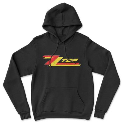 ZZ Top Misprint Logotype Huvtröja i svart