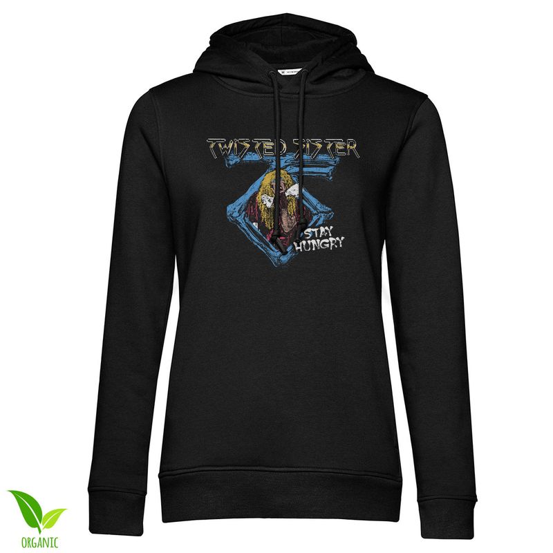 Twisted Sister Stay Hungry Girly Huvtröja dam i svart