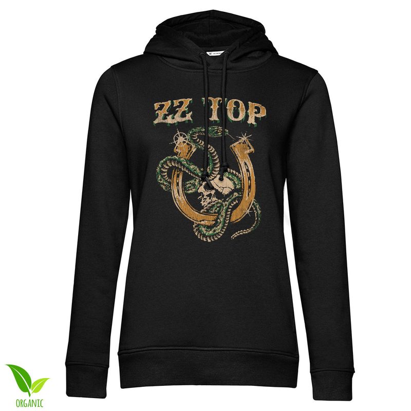 ZZ Top Rattlesnake Girly Huvtröja dam i svart