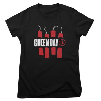 Green Day Dynamites T-shirt dam i svart