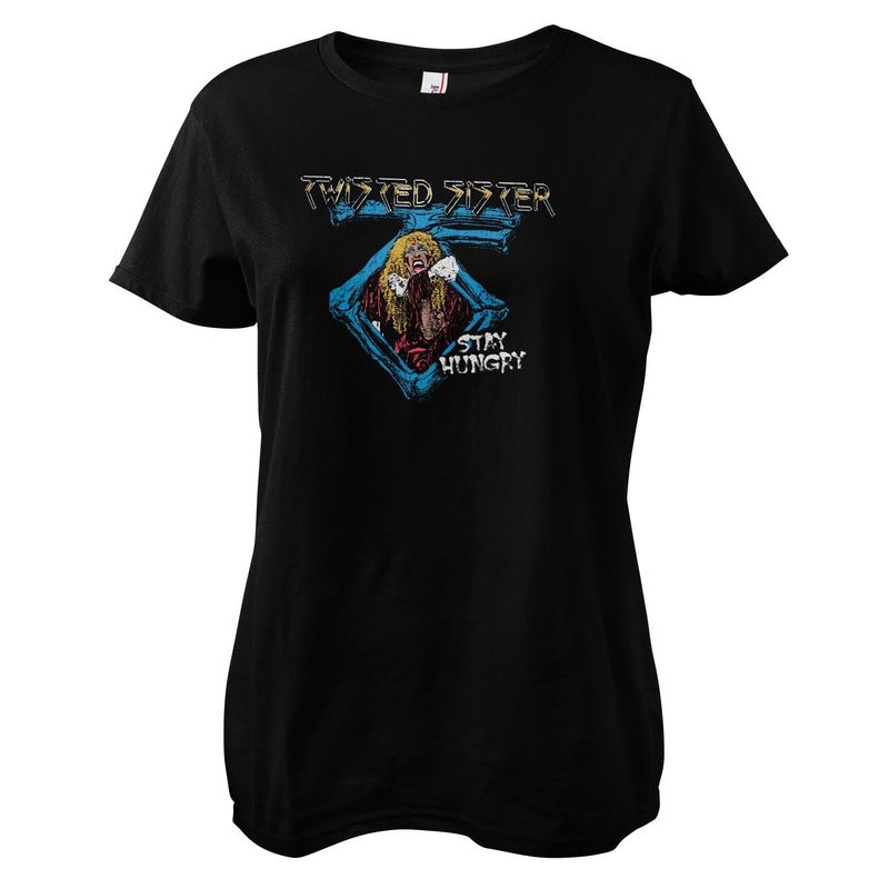 Twisted Sister Stay Hungry T-shirt dam i svart