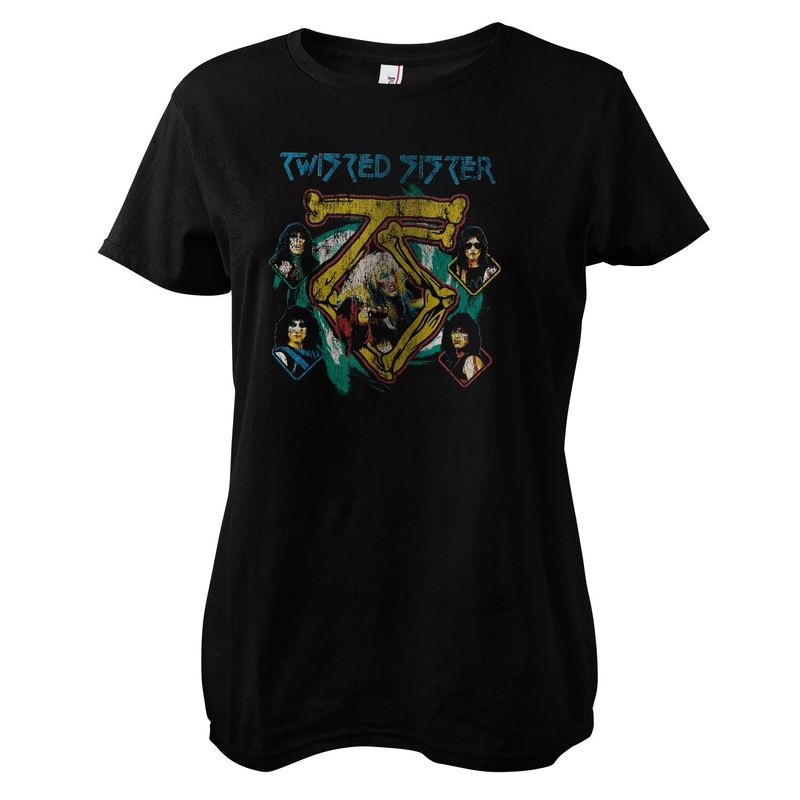 Twisted Sister Vintage Band T-shirt dam i svart