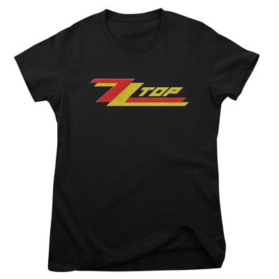 ZZ Top Misprint Logotype T-shirt dam i svart