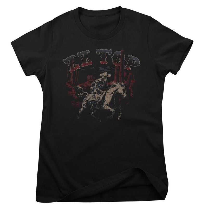 ZZ Top Skeleton Cowboy T-shirt dam i svart