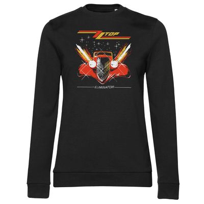 ZZ Top Eliminator Girly Sweat-shirt dam i svart