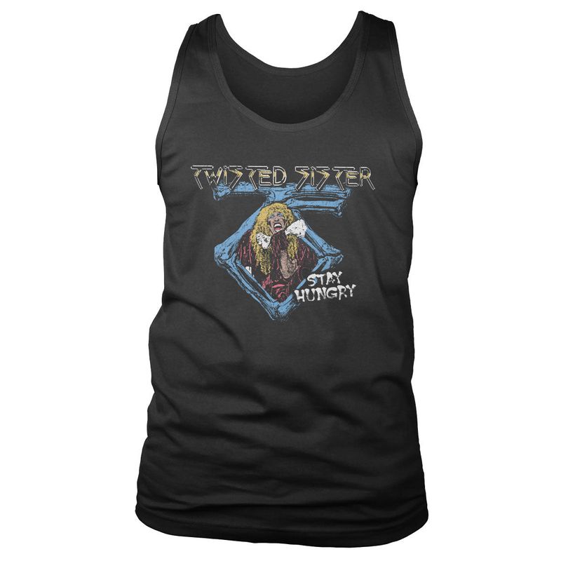 Twisted Sister Stay Hungry Linne i svart
