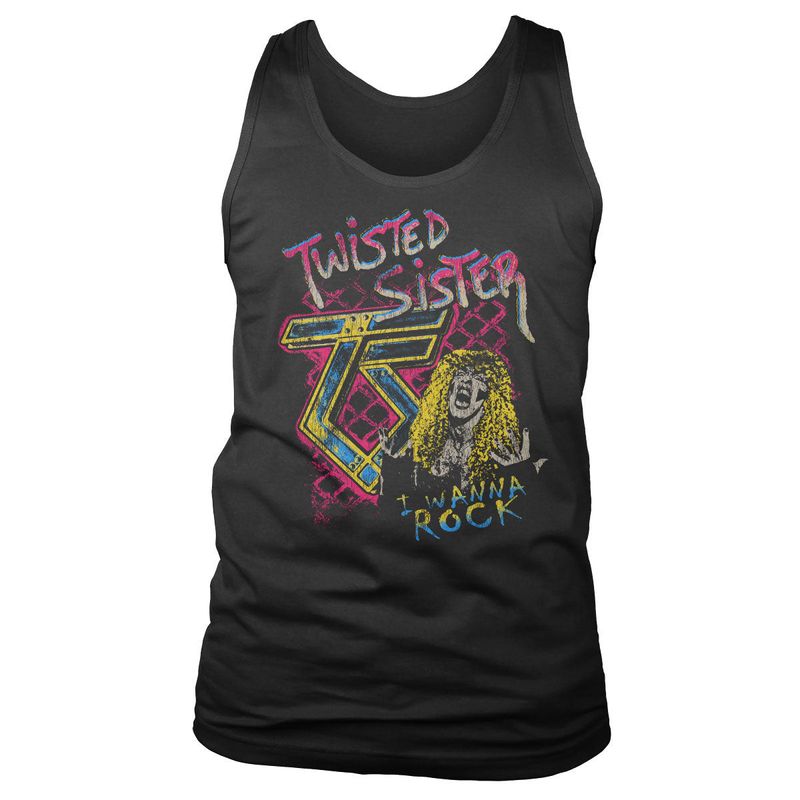 Twisted Sister I Wanna Rock Kappa i svart